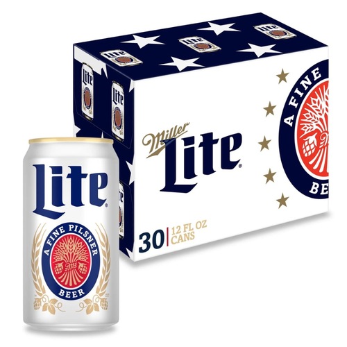 Miller Lite 30 pack can